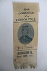 New Listing1902 40th Anniv 130th PA Volunteers Civil War Ribbon, Antietam, Col Levi Maish