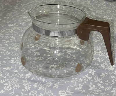 Vintage Ever Fresh Pyrex 10 Cup Glass Coffee Pot Easy Pour Top Glass Replacement