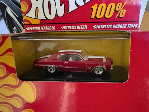 Hot Wheels 100% 2001 - Chevrolet Chevelle 1969 - Real Riders - Échelle 1/64
