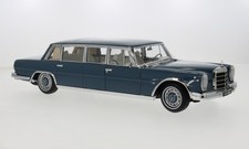 NZG B66040707 - 1/18 - Mercedes 600 Pullman (W100), blau, 1963 - Neu