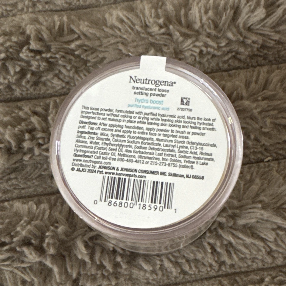 (2) Neutrogena Translucent Loose Setting Powder Hydro Boost Hyaluronic Acid 0.44 - Image 4 of 4