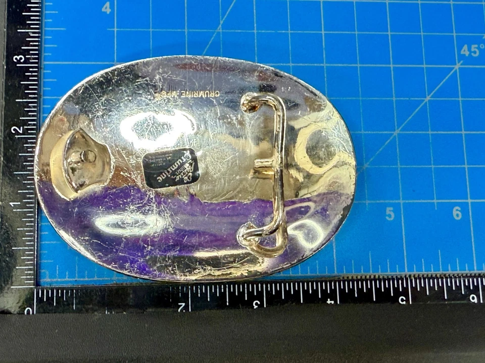 Houston Livestock Show & Rodeo Trofeo en Blanco Premio Hebilla de Cinturón por Crumrine Foto 4 de 4