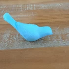 Vintage Westmoreland Blue Milk Glass Bird