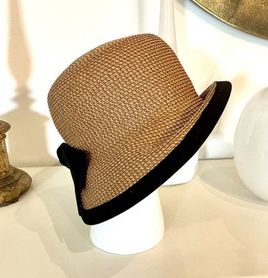 Eric Javits Straw Rollable Hat NWOT Wear It So Many Ways!