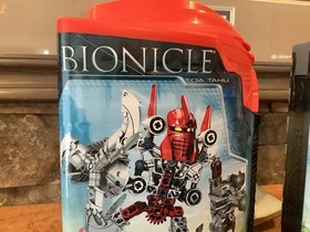 LEGO Bionicle Toa Tahu set  number 8689 And LEGO Bionicle 8690 Toa Onua set
