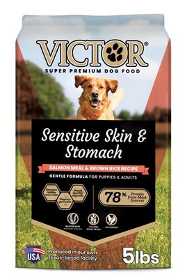 VICTOR Super Premium Dog Food   Sensitive Skin and 5 Pound (Pack of 1)