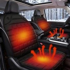 2 Pack Car Heated Seat Cover Cushion-universal Heating Warmer Pad 12v Black 2 Pack Car Heated Seat Cover Cushion-universal Heating Warmer Pad 12v Black