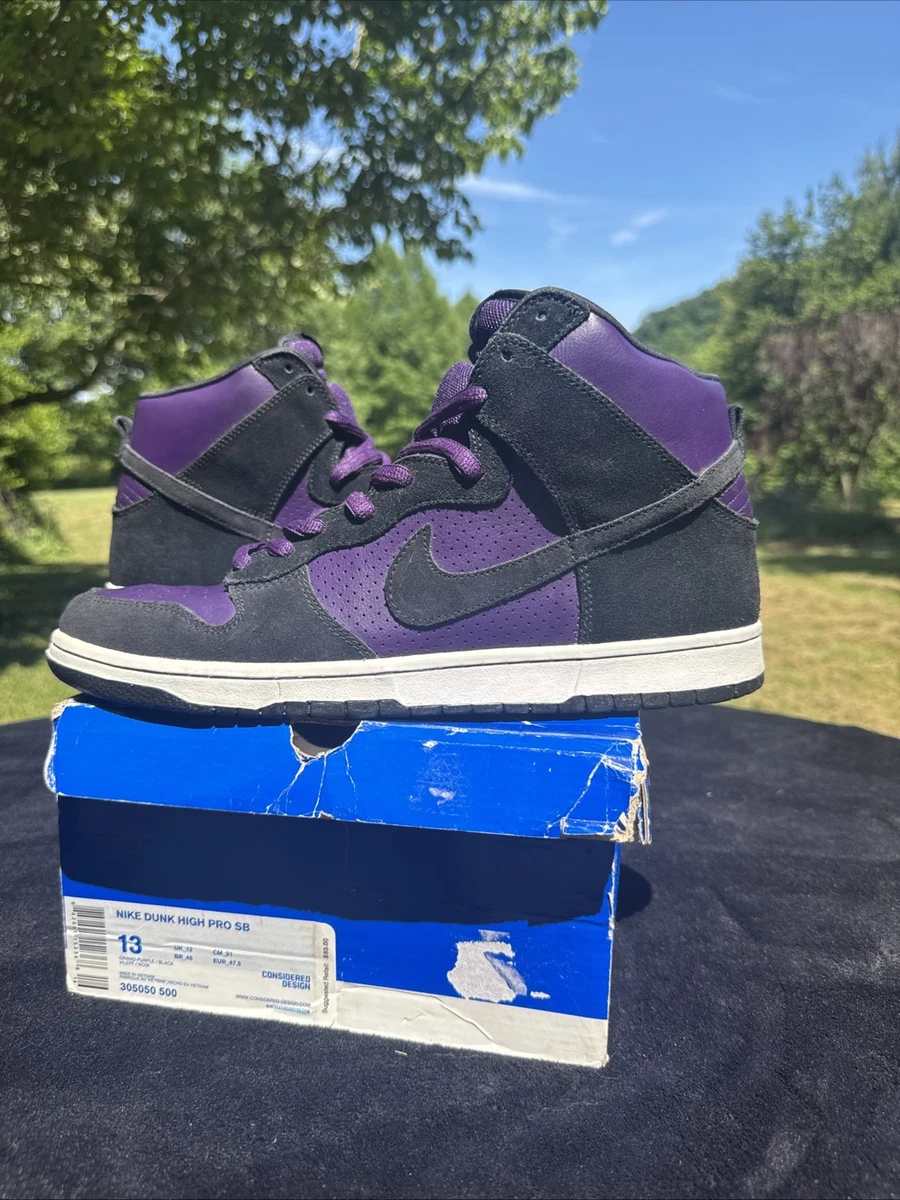 Preços baixos em Nike SB Dunk High Purple Box | eBay