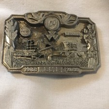 Collectible Massey 50th Anniver 1938-88 Belt Buckle Rare Limited Edition 1255