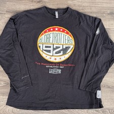 Rare Vtg PLATINUM FUBU Harlem Globetrotters Long Sleeve T Shirt Y2K 2000s 3XL