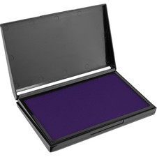 MaxMark Large Purple Stamp Pad - 4-1/4" by 7-1/4" - Premium Quality Felt Pad