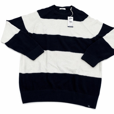 BRAX Pullover Herren 22-4128/13 Style Rob S Baumwollmischung blau weiß Größe 52
