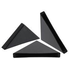 50Pcs Corner Protectors 5x50mm Plastic Right Angle Corner Guards Cushion Black