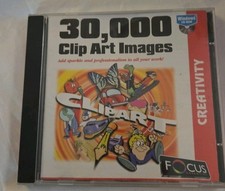 30000 Clip Art Images CD- ROM Disk Complete Great Condition