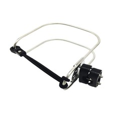 MARINE CITY Stainless Steel Life Ring Holder w/ Elastic Cord for Boat Yacht