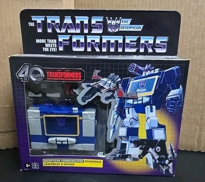 HASBRO Transformers Retro 40th Anniversary Soundwave, Laserbeak & Ravage