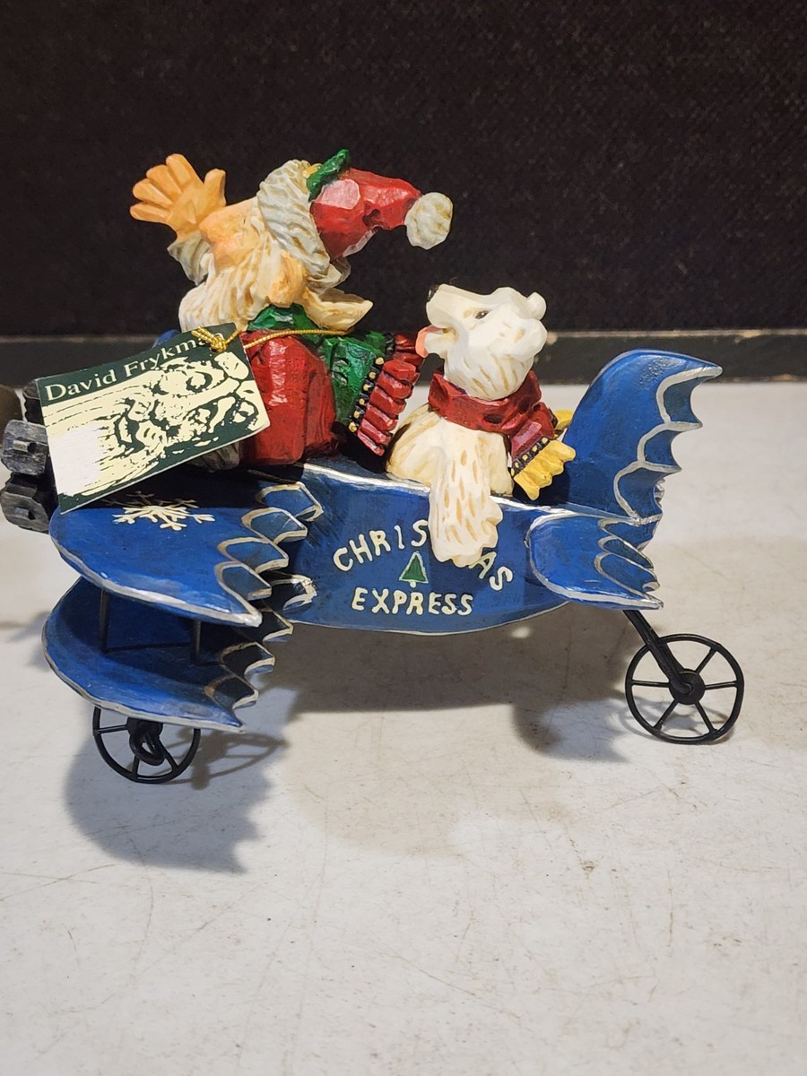 pomme pomme様。お取り置き商品 David Frykman -UP, UP, & AWAY Flying Santa Polar Bear Coynes & Co