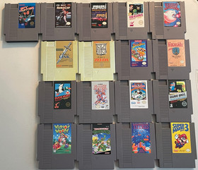 Nintendo NES System + 33 Game Lot | Zelda, Mario, Kirby | AS-IS / Untested Games