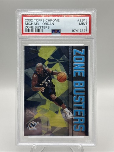 Michael Jordan #ZB13 2002 Topps Chrome Zone Busters card