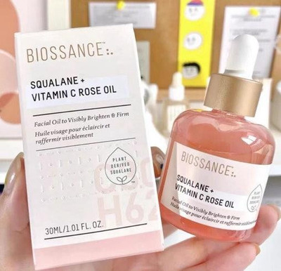 Biossance Squalane + Vitamin C Rose Oil - 1oz