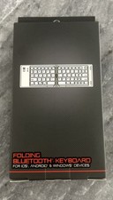 Portable Foldable Keyboard Wireless Bluetooth for PC Phone Ultra Slim Recharge