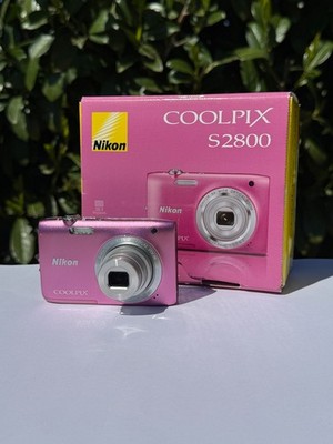 [Near Mint] Nikon Coolpix S2800 Digitalkamera rot 20,1 MP 5x Zoom, Ladegerät, SD