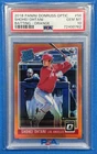 2018 Donruss Optic - Rated Rookie Shohei Ohtani #56 Orange #/199 PSA 10 Batting