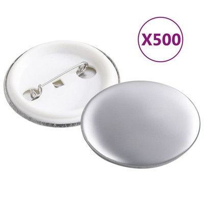 500er Set Buttonmaschine Buttonrohlinge Buttons Badgemaker Button-Teile Runde