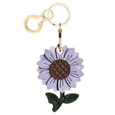 Leather Keychain Holder Case Compatible with AirTag,Cute Protective Cover wit...