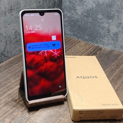 SHARP AQUOS wish3 Black 64GB /4GB SIM-Unlocked Smart Phone Japan Used