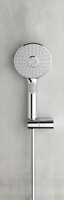 Hansa Handbrausegarnitur Hansaactivejet 8438 3-Strahlig Chrom/Hellgrau 84380133