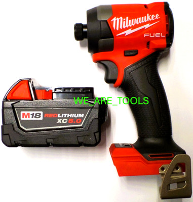 Milwaukee M18 FUEL 2953-20 1/4'' 4 Speed Impact (1) 48-11-1850 5.0 AH Battery 18V