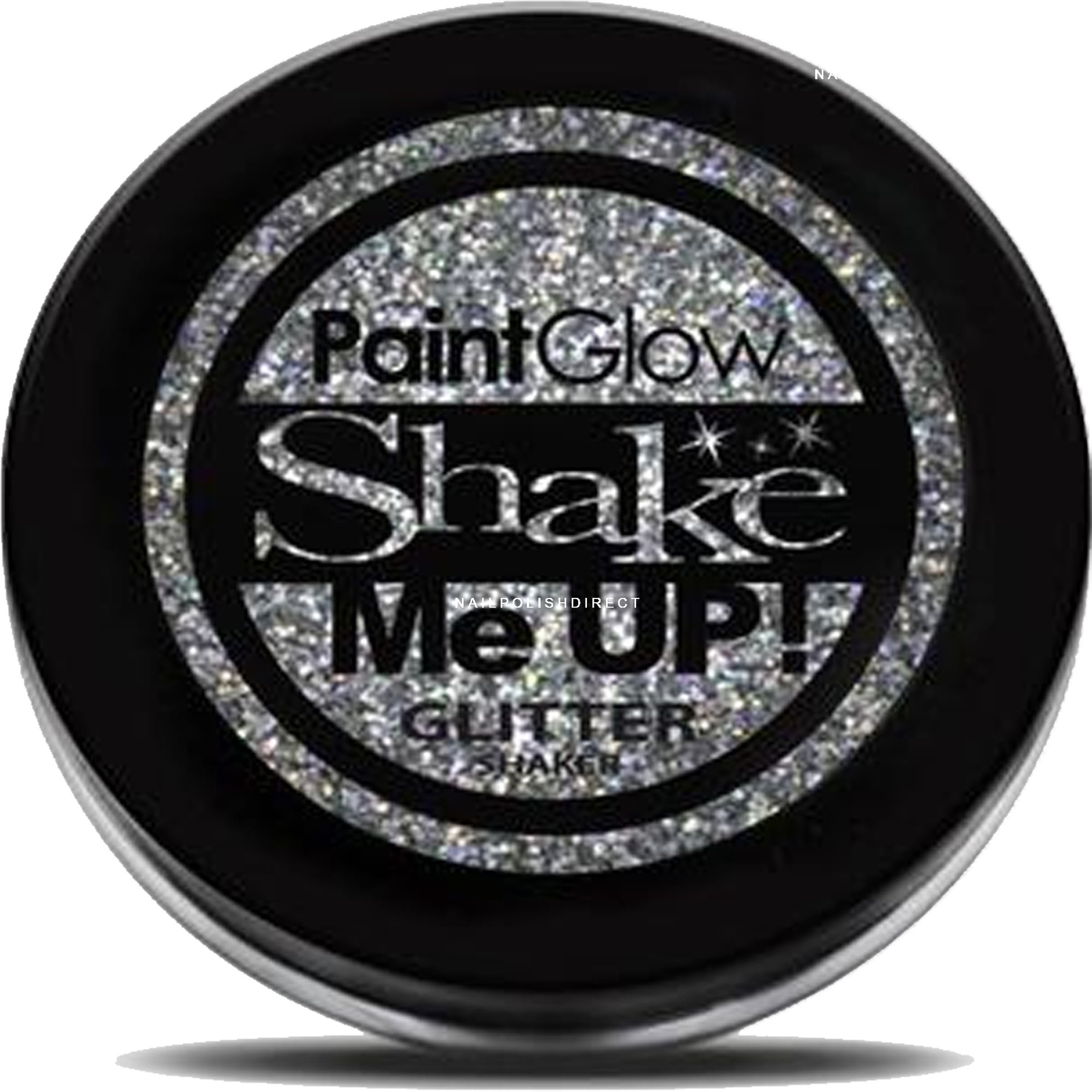 PaintGlow Holographic Glitter Shaker - Silver - 5g