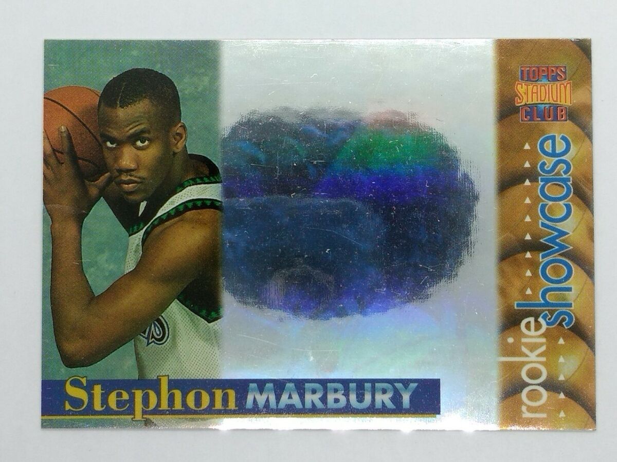 1996 Topps Stadium Club Rookie Showcase Stephon Marbury RC 1996 Topps Stadium Club Rookie Showcase Stephon Marbury RC