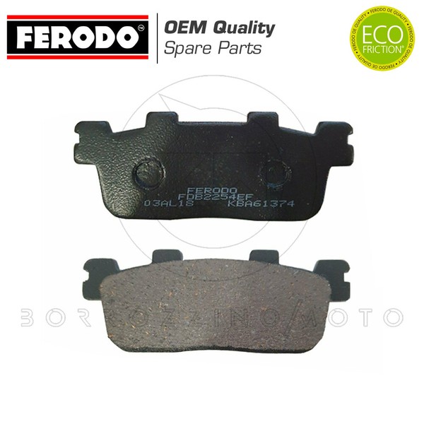 Paar BremsbelÄGe Hinten Ferodo FüR Kymco People Gti ABS 300 2014/2014-image