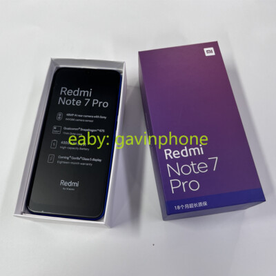 Unlocked Xiaomi Redmi Note 7 Pro Dual SIM 6+128GB 6.3'' Octa-core Android Phone