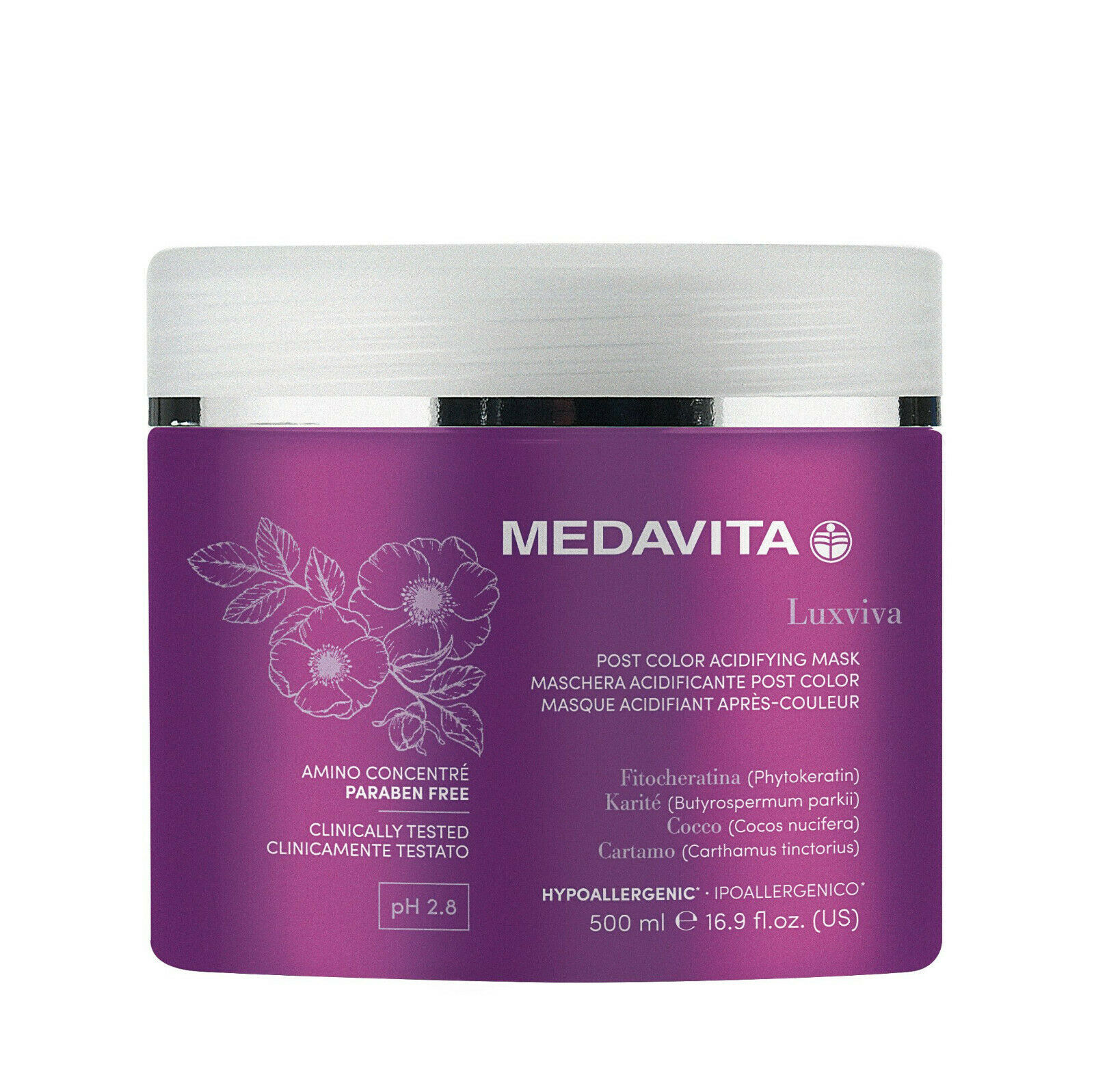 Medavita Luxviva Maschera Acidificante Post Color 500ml