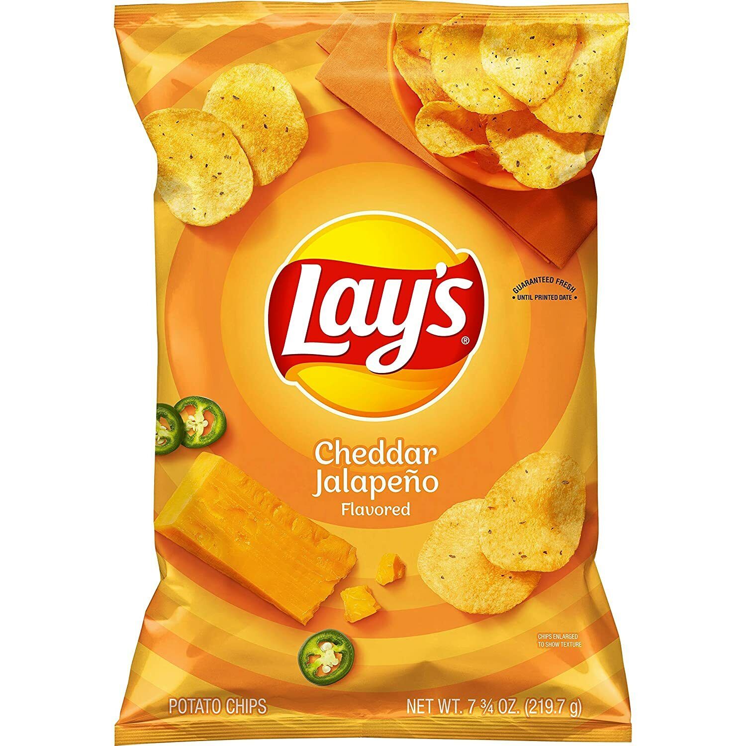 Cheetos Crunchy Cheese Cheddar Jalapeno Flavored Snack Chips, 3.25 oz Bag