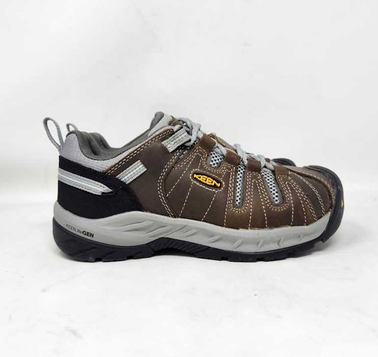 Scarpe da lavoro antiscivolo donna 6 5 Keen Utility Flint 2 punta bassa in acciaio