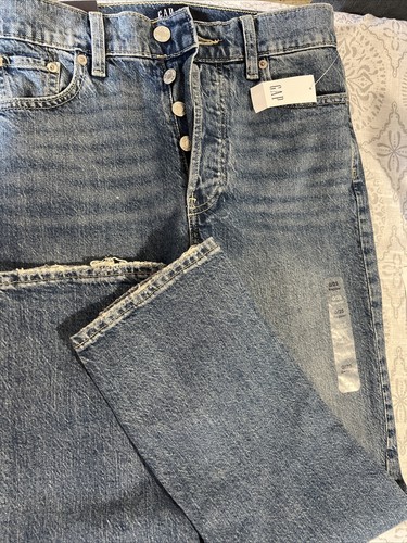 GAP NWT Womens Button Fly High Rise 