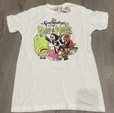 The Grim Adventures of Billy & Mandy Characters T-Shirt Size Medium