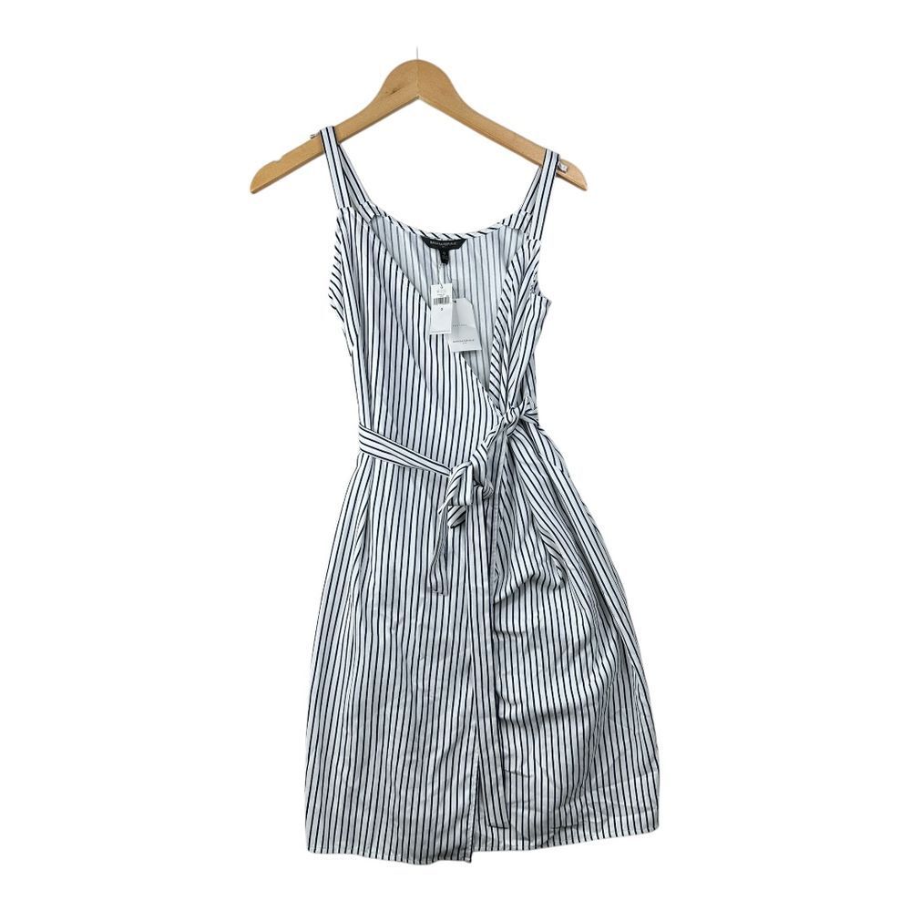 banana republic blue and white striped dress Blue & Grey Geometric printed Cotton Maternity Dress – nate life main image 0