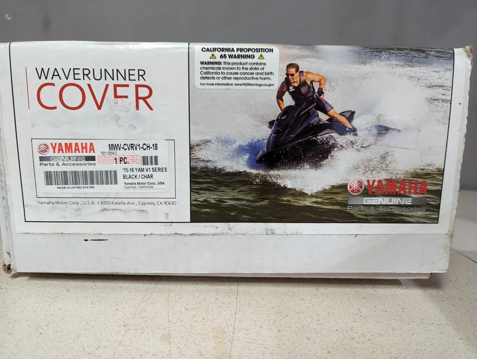 Yamaha Waverunner чехол 2015-2016 V1 серии новый в коробке PN # MWV-CVRV1-CH-18 - Изображение 2 из 2