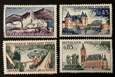 Timbres France Sér.Tour. 1961-62 , N° 1311,1313,1315,1316,neufs**