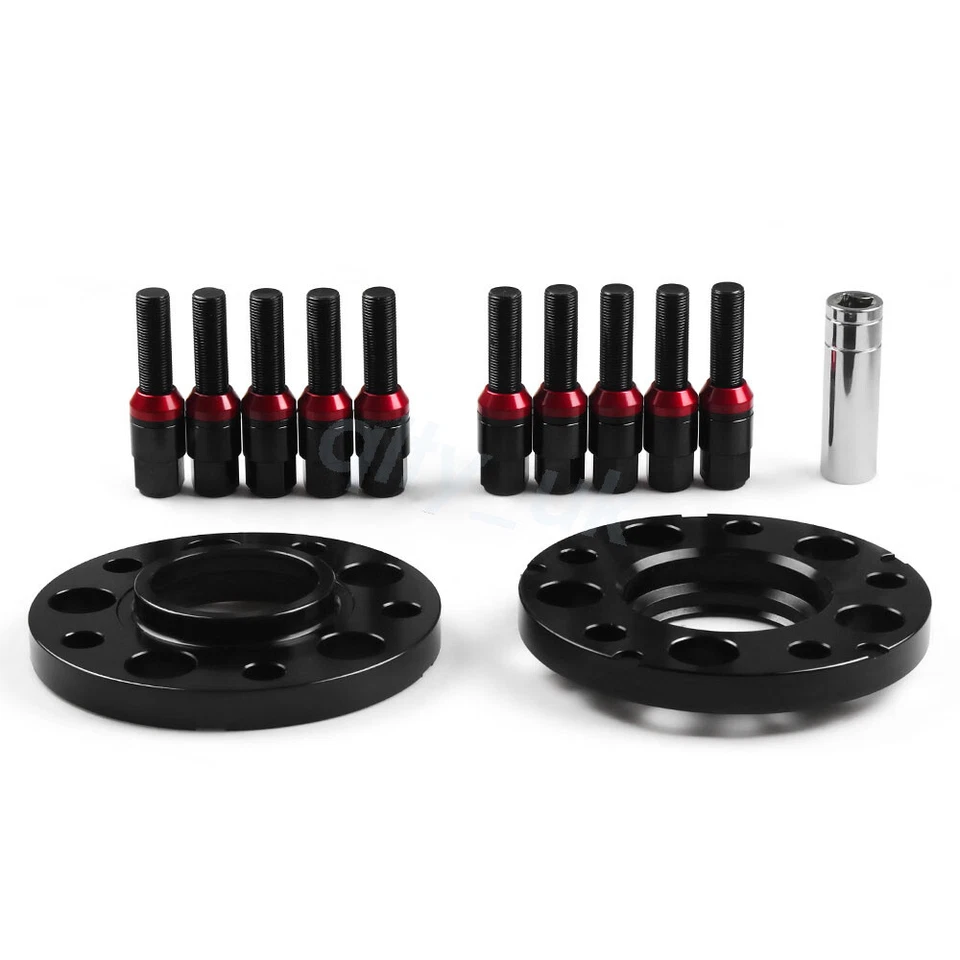 M14x1.25 Hubcentric Wheel Spacers 72.56mm Tapered Bolts For BMW F Series F10 F12 - Image 4 of 4