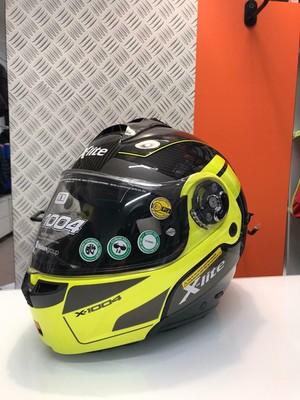 CASCO X-LITE X-1004 ULTRA CARBON CHARISMATIC N-COM Carbon/Yellow Fluo | eBay