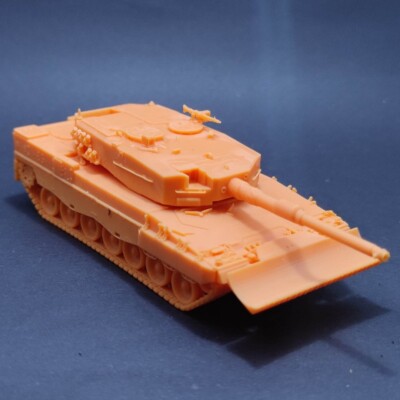3D Printed 1/72 144 German Leopard 2A4 Main Battle Tank Unpainted Model Kit