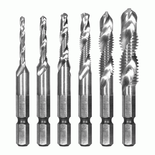 VALEX SET PUNTE PER METALLO AUTOFILETTANTI HSS FERRO SERIE 6PZ. M3-M10 1461300 - Foto 1 di 5