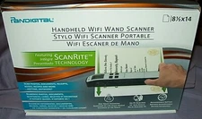 NEW ~ Pandigital S8X1102BL Handheld WiFi Wand Scanner ~ 8.5"x14" ~ BLACK