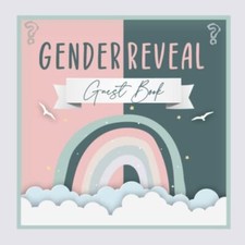 Gender Reveal Guest Book Memorable Special Day Keepsake Gift for Your Son/Dau...